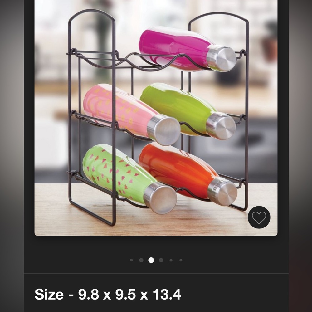 Collapsible metal bottle rack - Picture 3 of 8